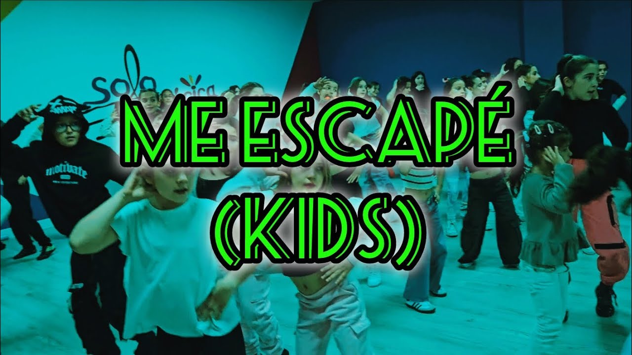 🟢ME ESCAPÉ🟢 (KIDS) | coreografia por Alex Cano