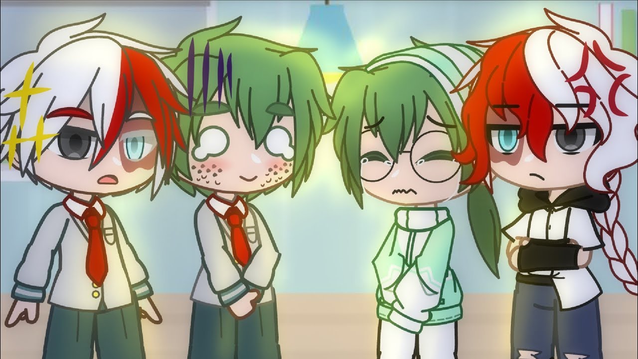 | My TodoDeku meets Stereotypical Toxic TodoDeku |•Original?•|TdDk💚❤|•Gacha Club•| Bnha