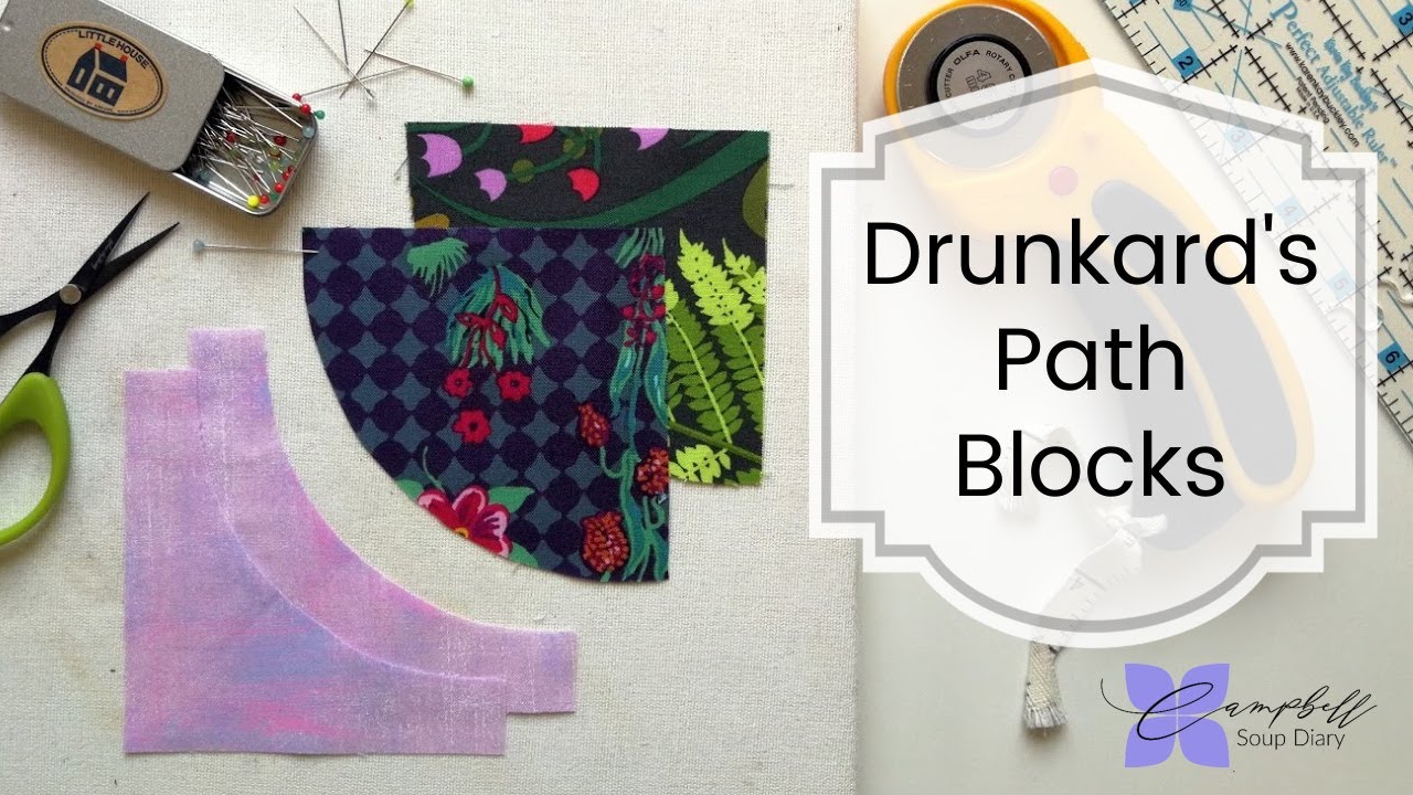 Drunkards Path Sewing & Trimming, Part 2 of 2 videos