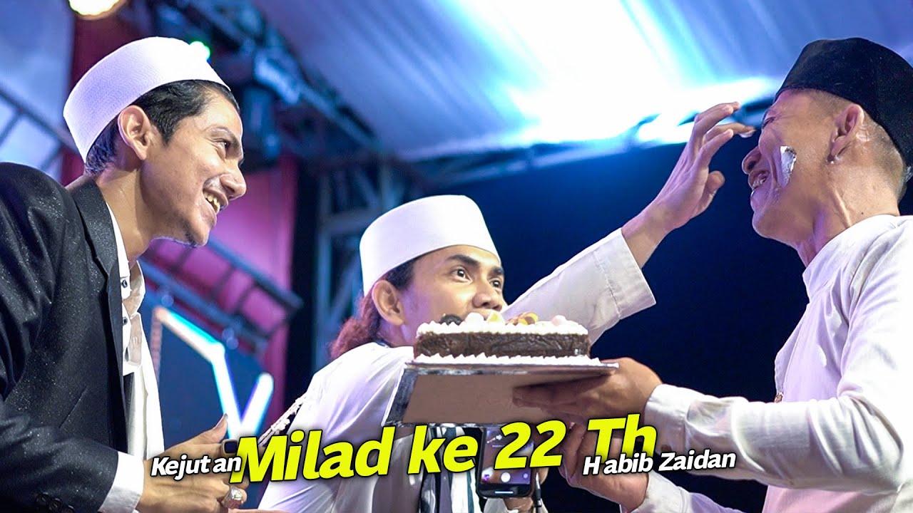 Terharu!! Habib Zaidan dapat Kejutan Milad ke-22