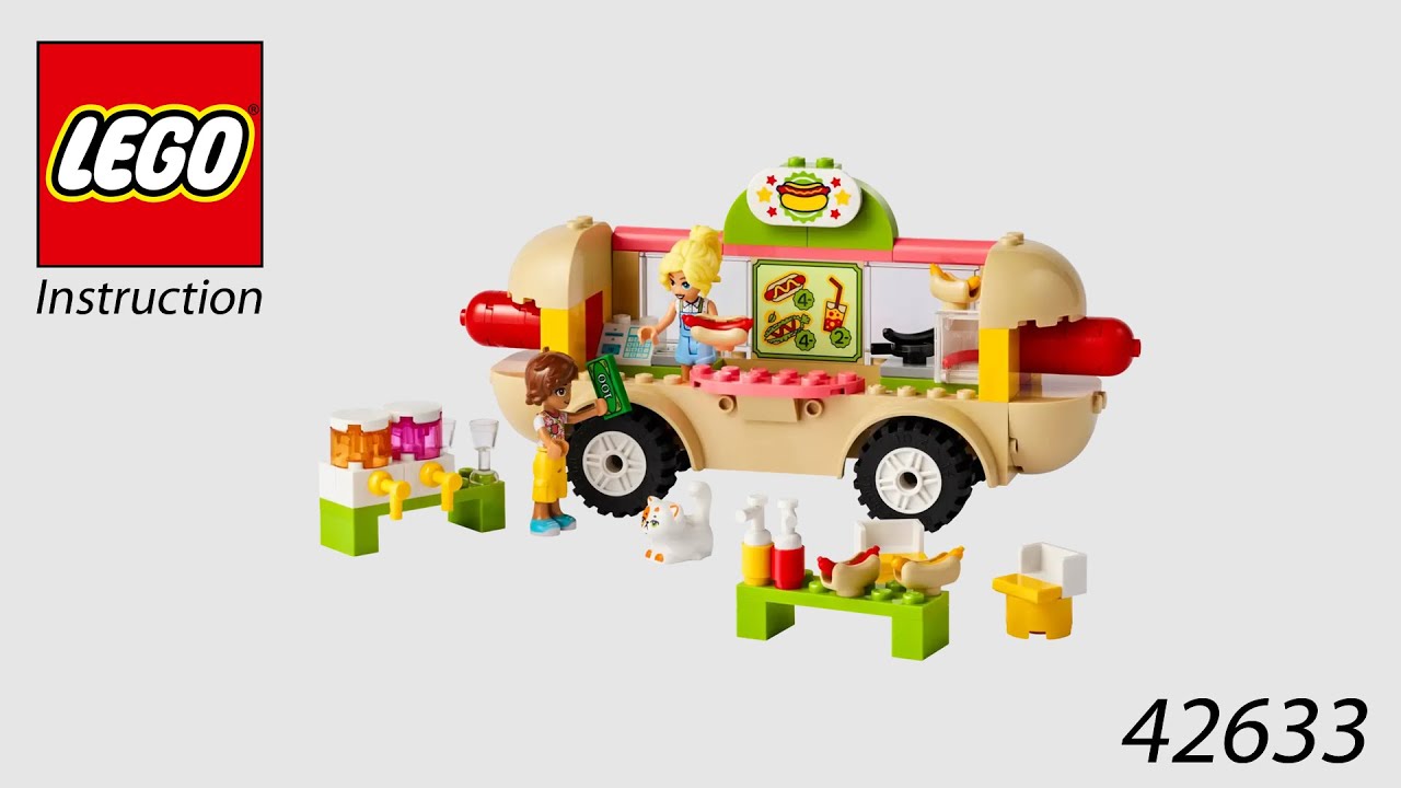 LEGO Instruction - Friends - 42633 - Hot Dog Food Truck