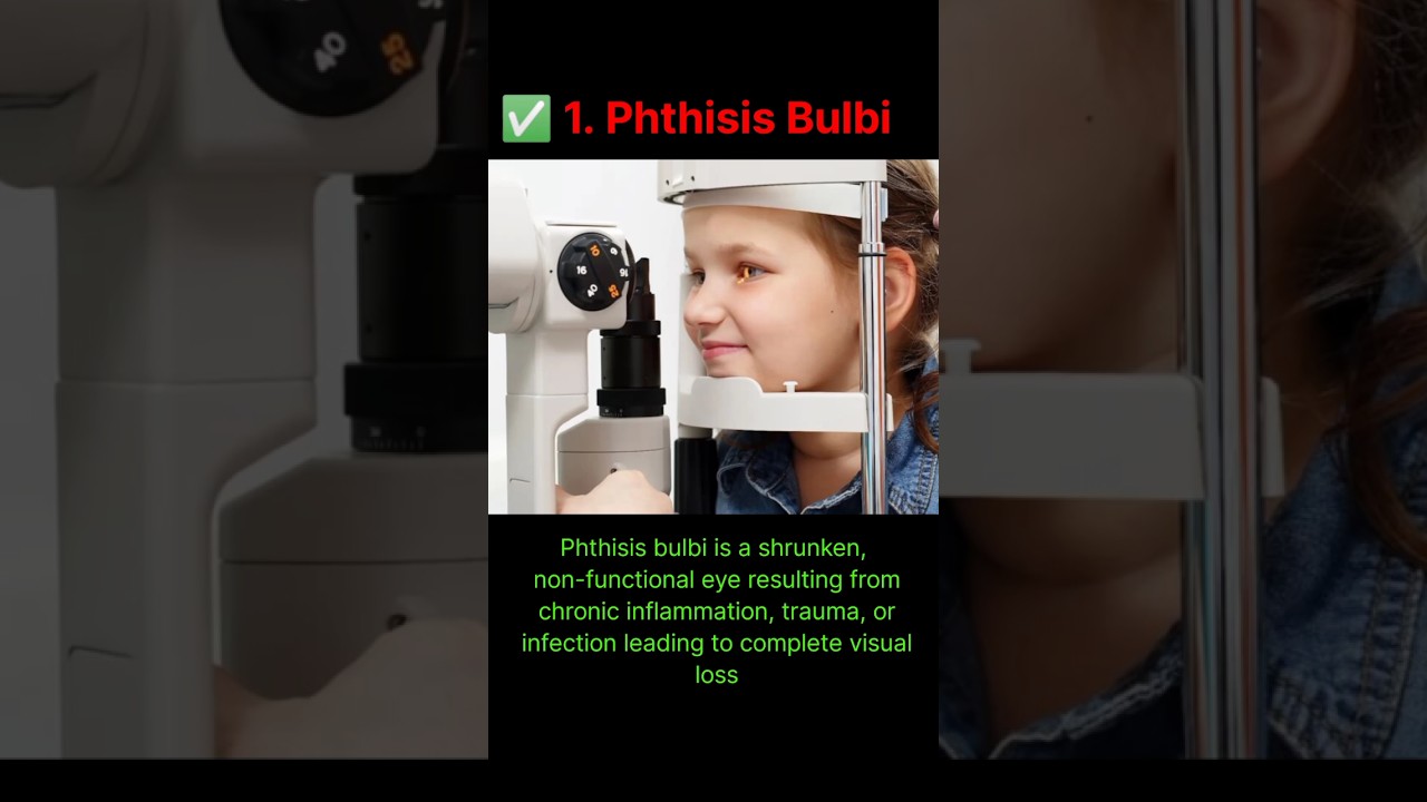 Phthisis Bulbi in Eye | Shrunken Blind Eye Explained | Eye Atrophy Causes & Treatment #eyes