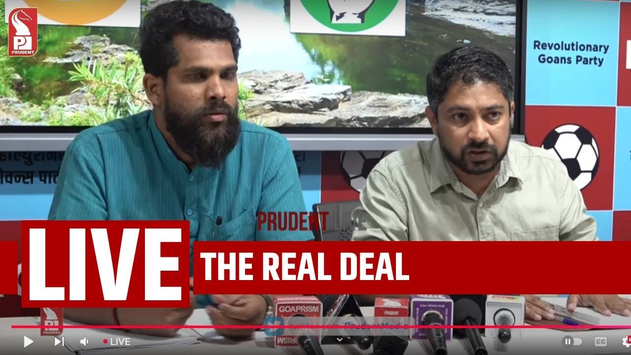 Revolutionary Goans | Manoj Parab | Viresh Borkar | Press Conference | Live | Prudent | 240425
