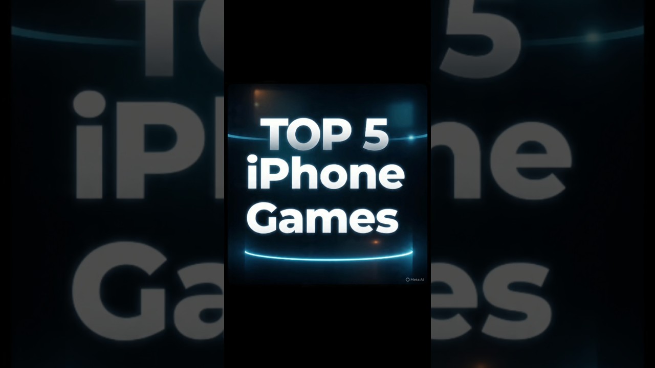Top 5 Best iPhone Games (App Store - 2025) #top5 #iosgames #apple #games #shorts