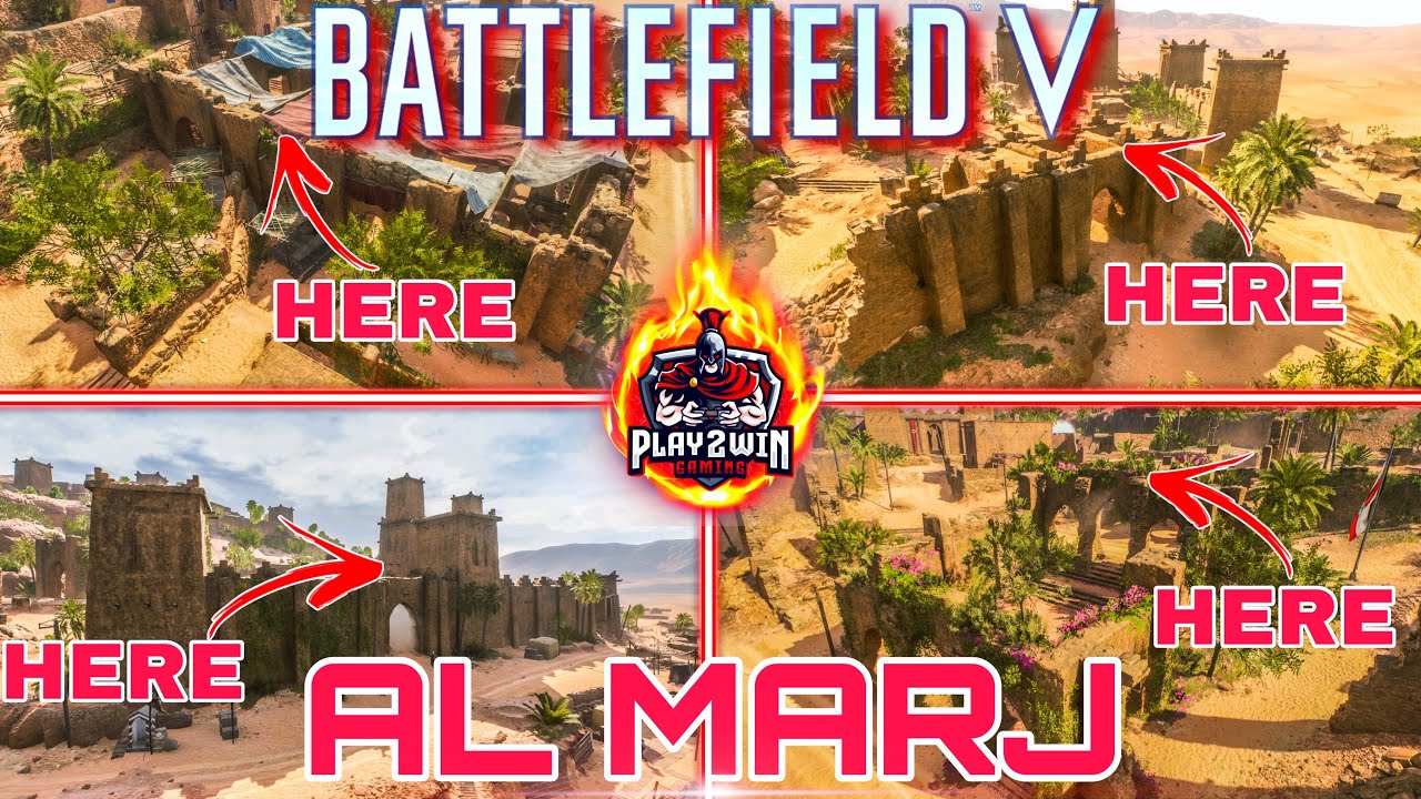 Battlefield 5 Ultimate Guide To All Map Spots & Positions On Al Marj Encampment!