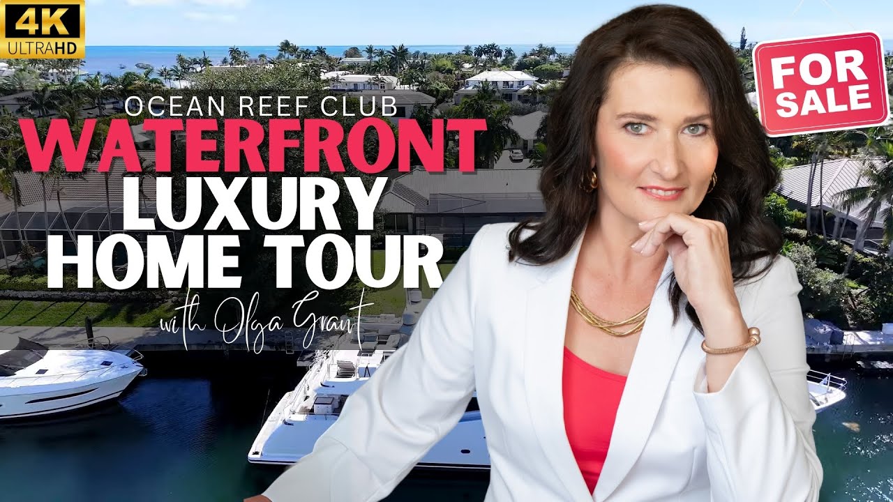 Luxury Waterfront Home In Ocean Reef Club | 128' Dockage & Modern Elegance
