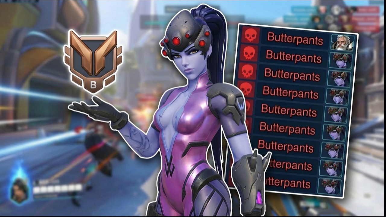 Best way LOSE Overwatch Comp With WASHED Friends !!