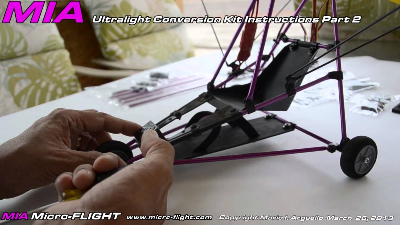 GWS Slow Stick (HK Slow Stick) - MIA RC Ultralight Kit - Conversion Instructions Part 2 - FPV