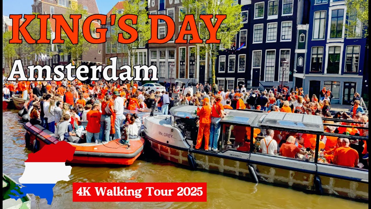 A Sea of Orange: King’s Day Amsterdam 2025 Walking Tour