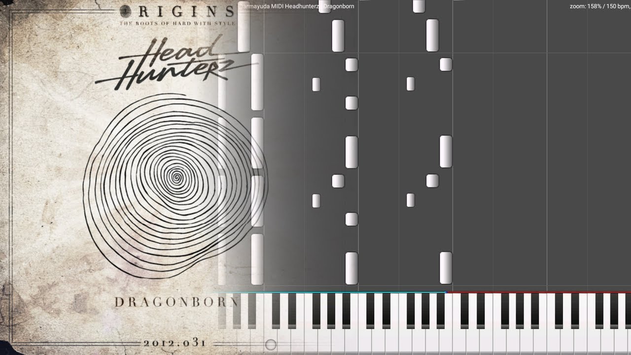Headhunterz - Dragonborn (Darmayuda MIDI Piano)