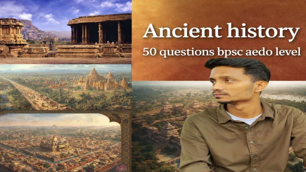 Top 50 questions ancient history...Bpsc AEDO /Bpsc daroga ./Gk..🥰#competitiveexams #gk #bpsc #bihar 