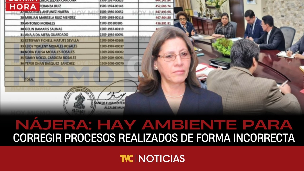 Odalis Nájera: “Hay ambiente para corregir procesos realizados de forma incorrecta”