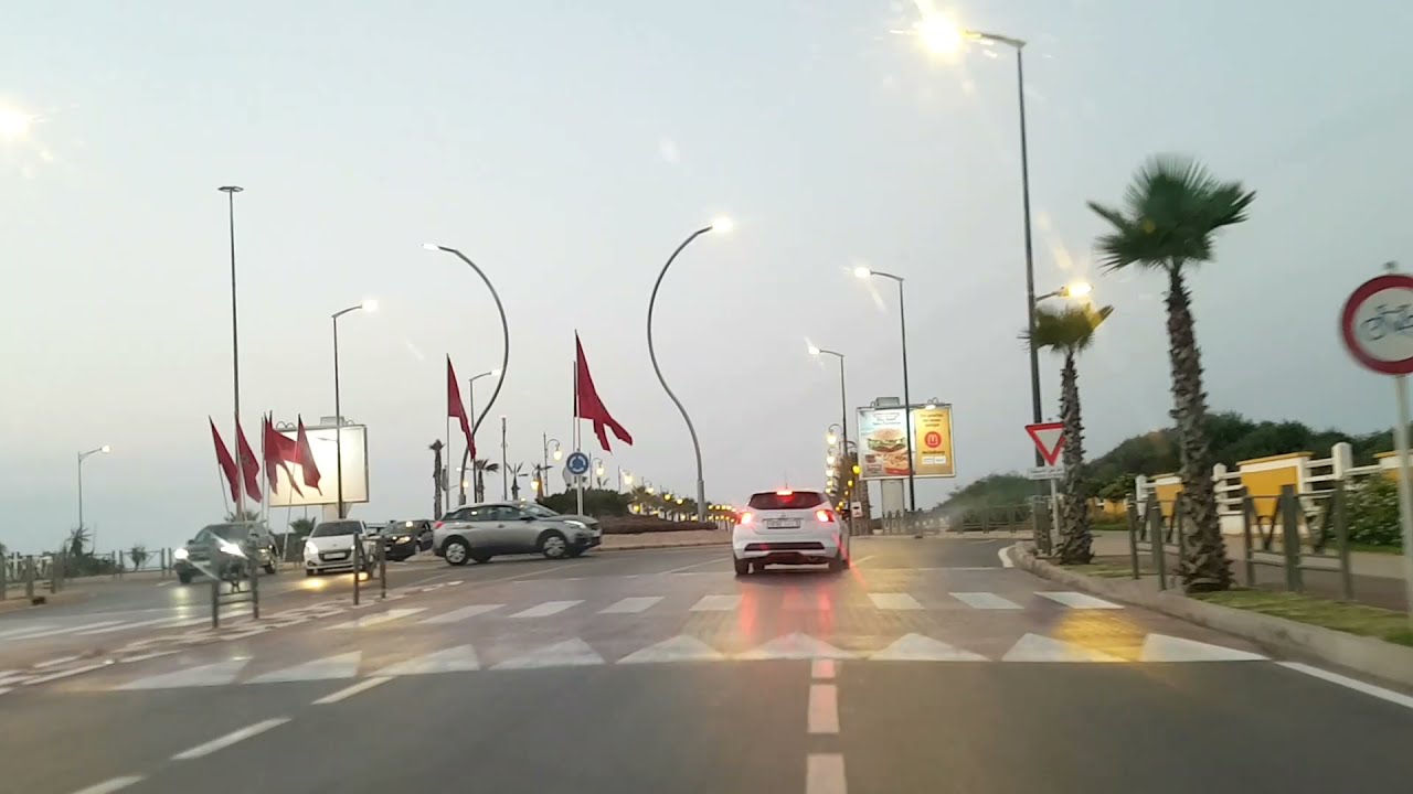 هكذا أصبحت الطريق الساحلية الرباط الهرهورة بعد الإصلاح /  شاطئ الرمال الذهبية / Plage Sable d'or
