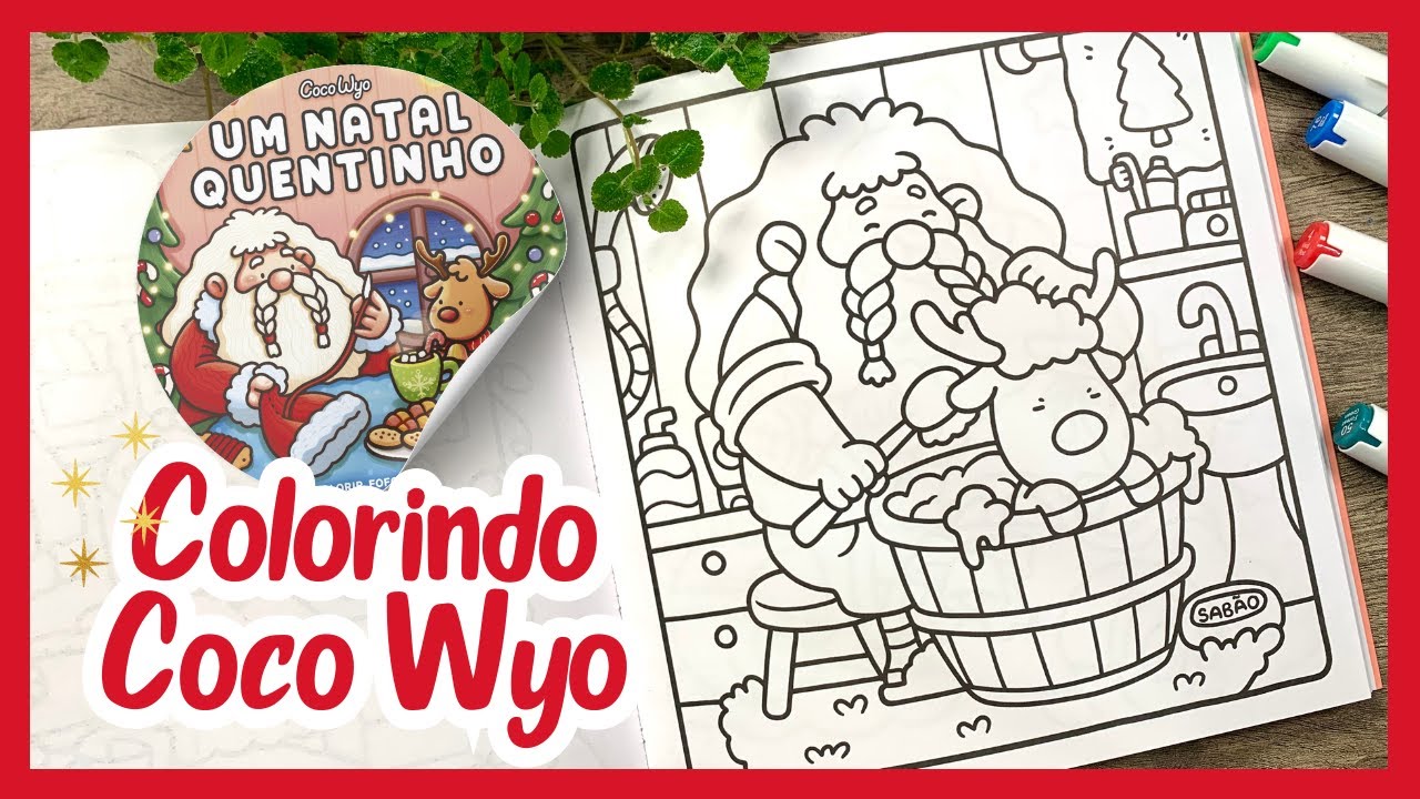 🔴 Live - Colorindo Natal Quentinho CocoWyo (parte 1)
