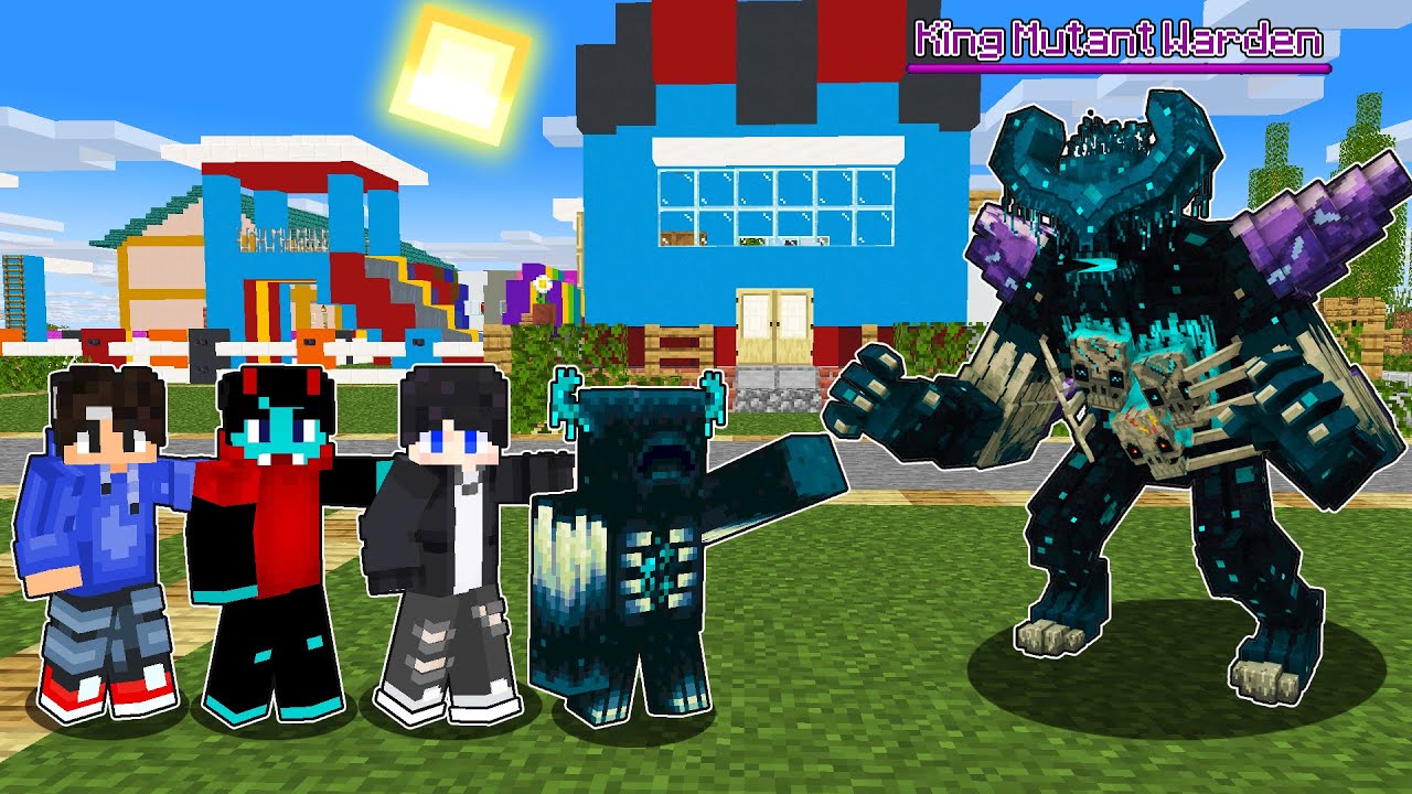 BIRTH to KING WARDEN and Playground in Minecraft