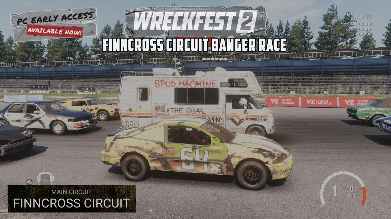 WRECKFEST 2 - Finncross Circuit Banger Race - Crusader [Chevy Cavalier]