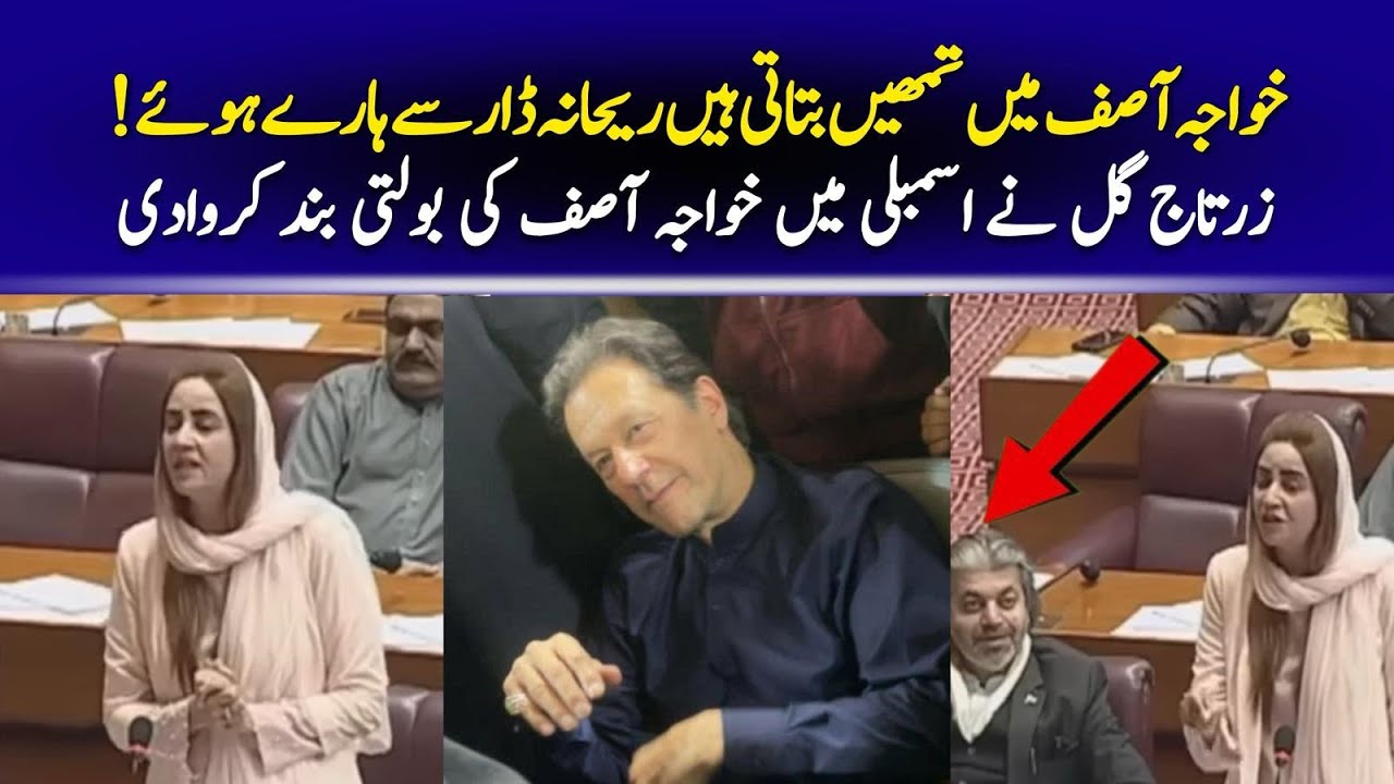 PTI Leader Zartaj Gul Aggressive Speech at National Assembly