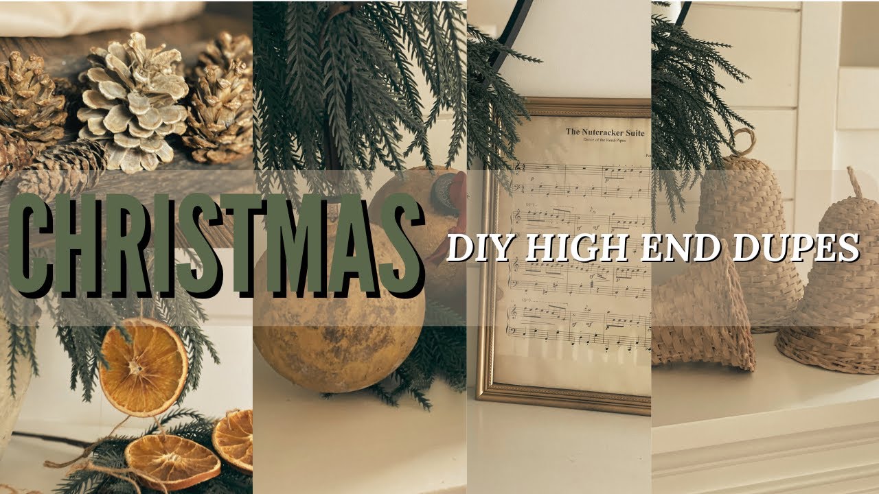 🎄✨ DIY High End CHRISTMAS Decor Dupes | McGee and Co Look for Less