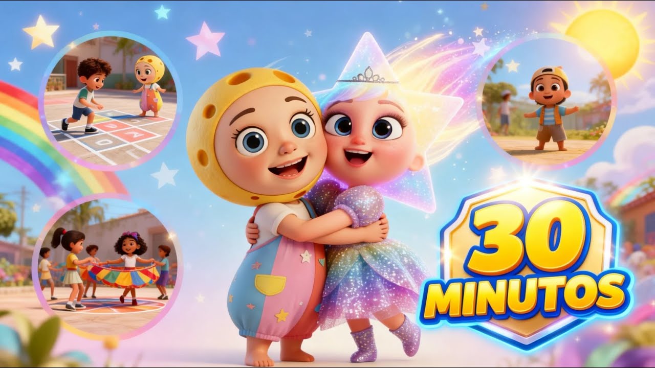30 MINUTOS COM A TURMA DO CÉU! 🌈 As Melhores Músicas Infantis e Brincadeiras!