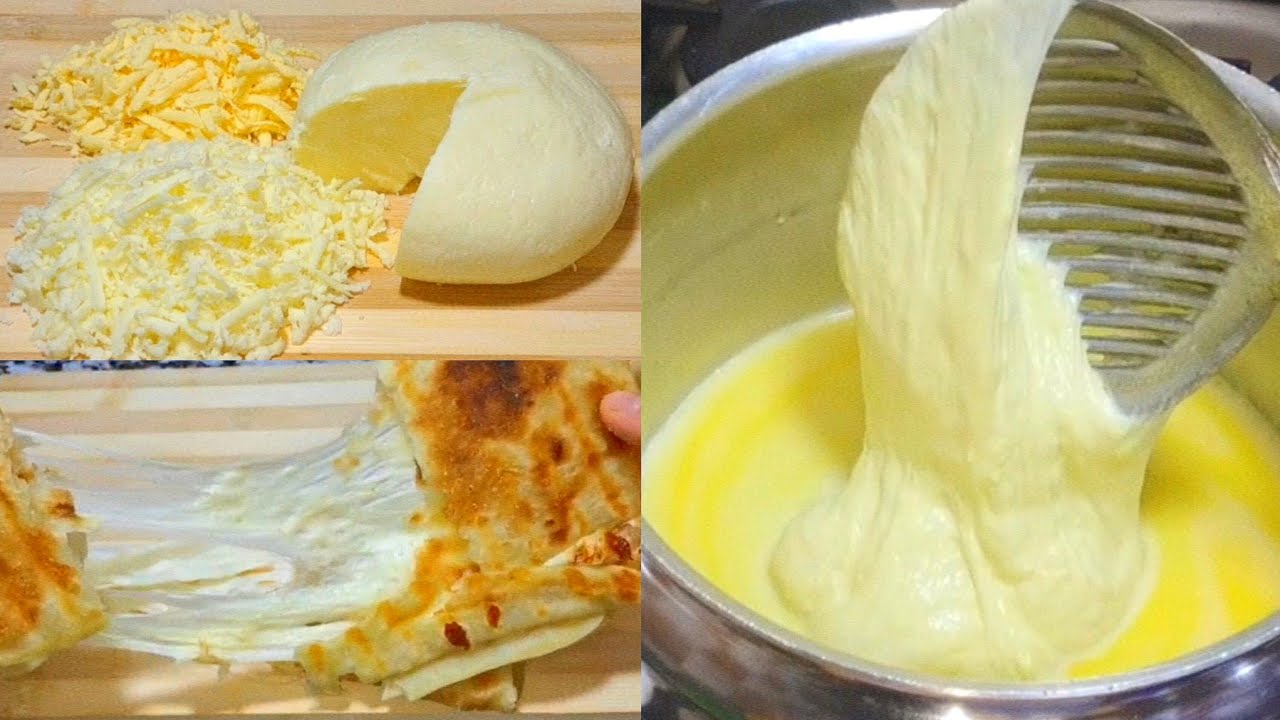 من اليوم لا تشتري جبنة🧀 الموزاريلا⁉️ احسن من الجاهز جبن موتزاريلا منزلي بخطوة سهلة وناجحة👌💯