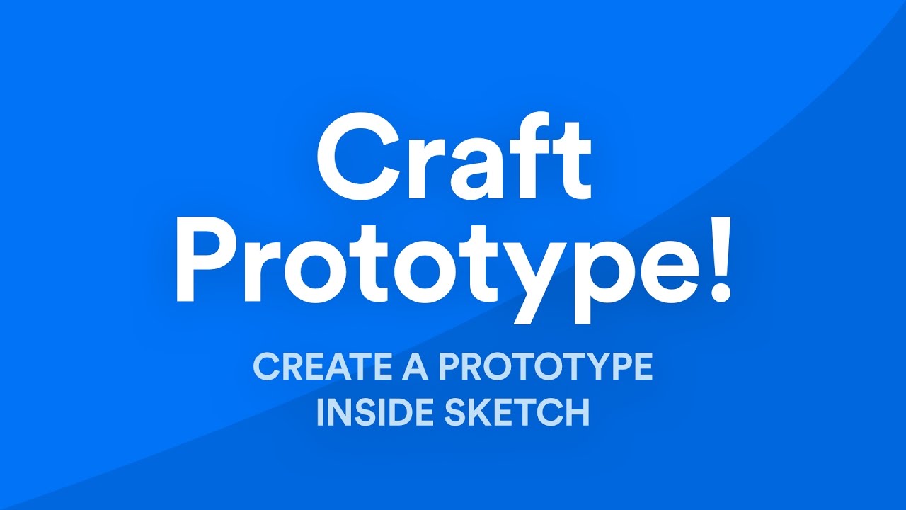 Prototype in Sketch using Craft from Invision