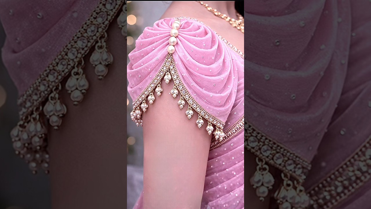 Trending sleeves design cutting and stitching#bajudesign #shorts #short #shortsvideo #trending #baju
