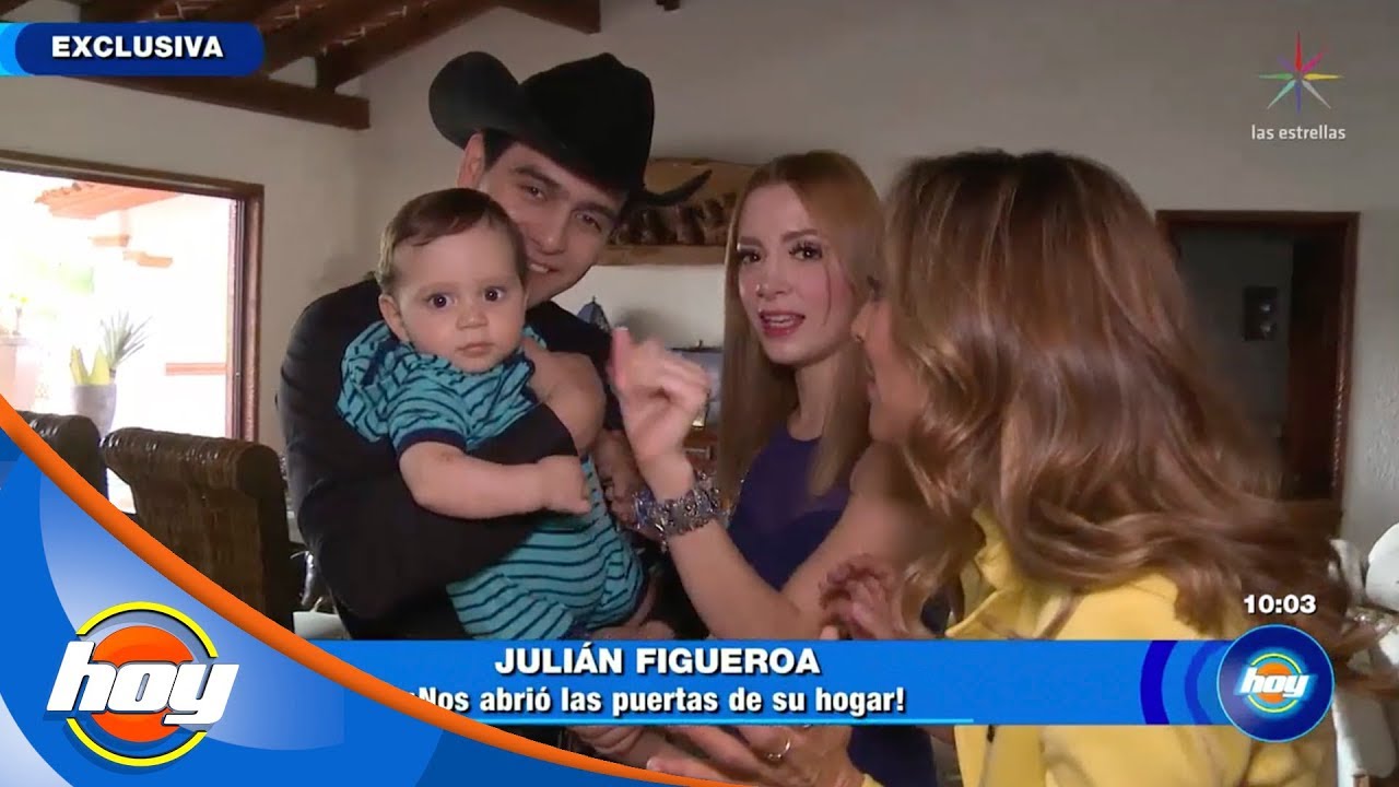 Julián Figueroa presenta a su hijo José Julián | Hoy