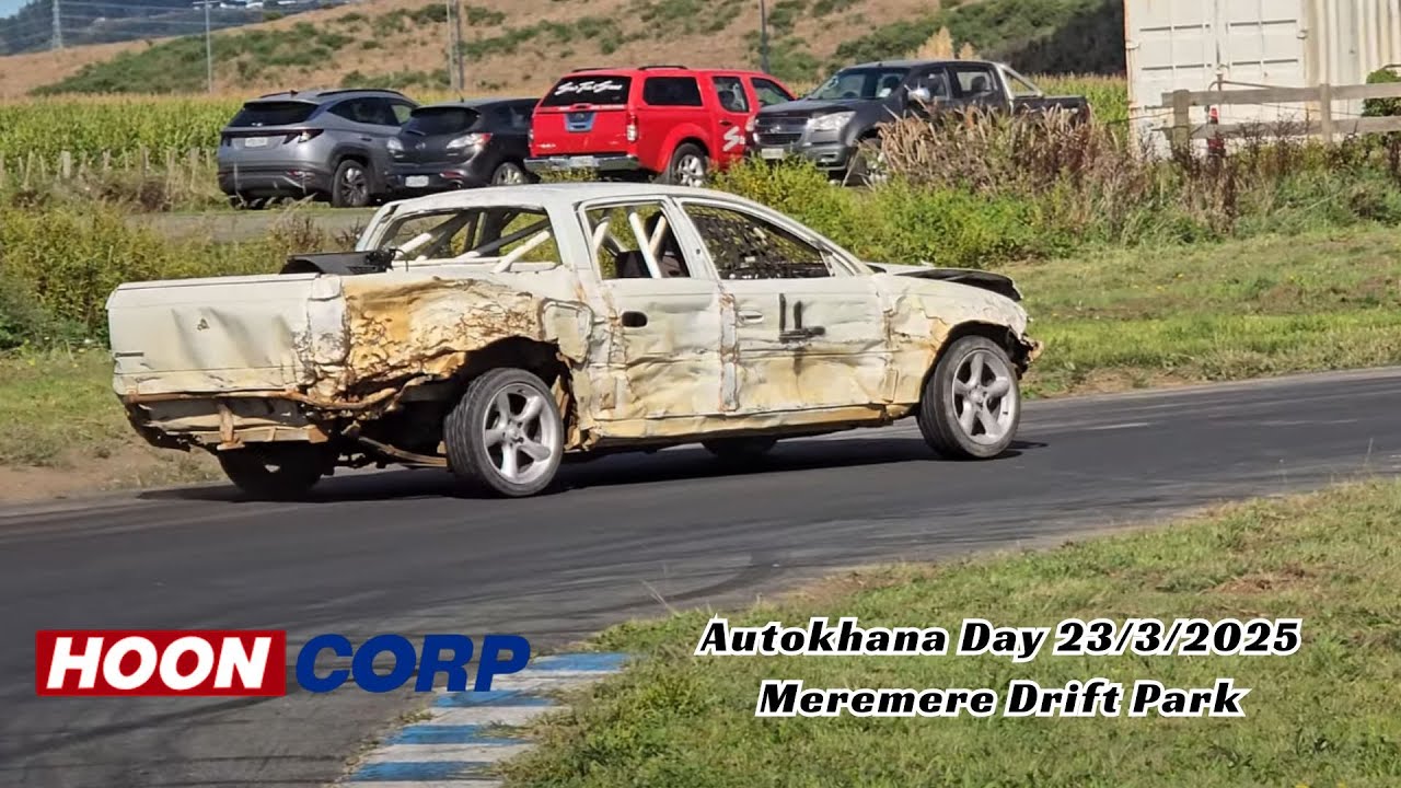 Hooncorp Autokhana Day 23/3/2025 - Jake Holland, Holden Crewman Fender Bender