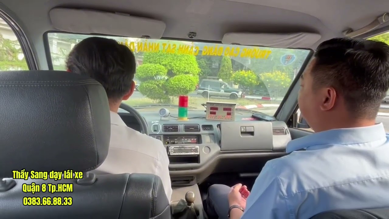 Hướng dẫn thi sát hạch lái xe hạng B số sàn sân Quận 9