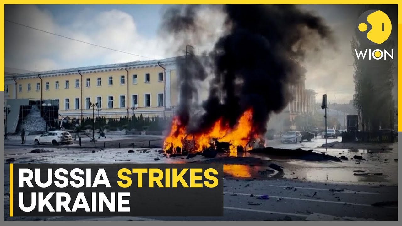 Russia strikes Ukraine's energy infrastructure; 700,000 residents in Kharkiv left without power