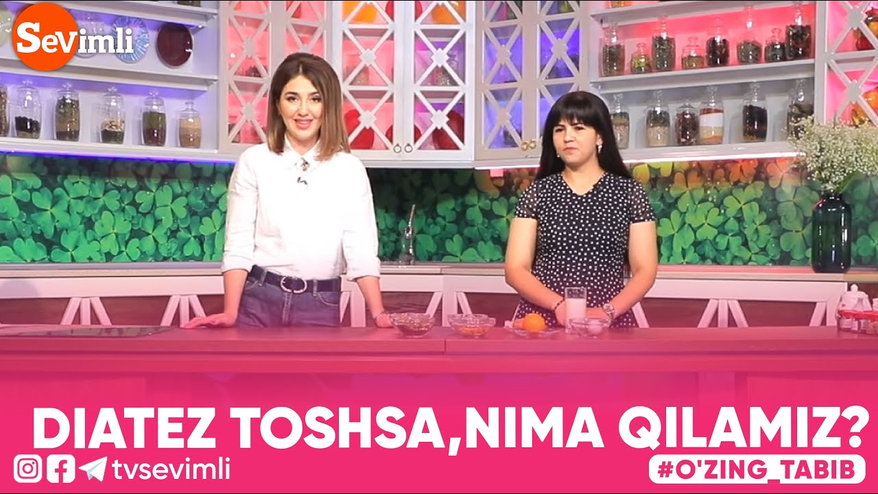 O'ZING TABIB - DIATEZ TOSHSA, NIMA QILAMIZ?