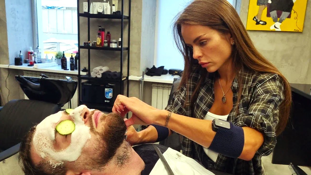 💈Simple Things That Men Really Want a Lady Barber to Do for Complete Relaxation😴 My Secrets