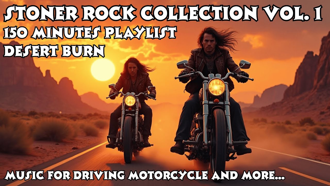 Stoner Rock Collection Vol. 1 | (Full album) | Ride and Dust | Music for driving Motorcycle