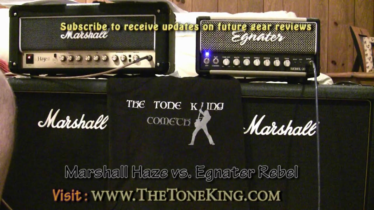 Marshall Haze vs. Egnater Rebel - Shoot-Out Demo TTK Style !!!