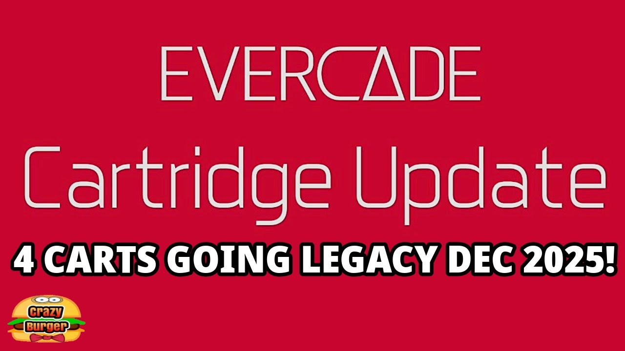 4 More Evercade Carts Going Legacy December 2025!