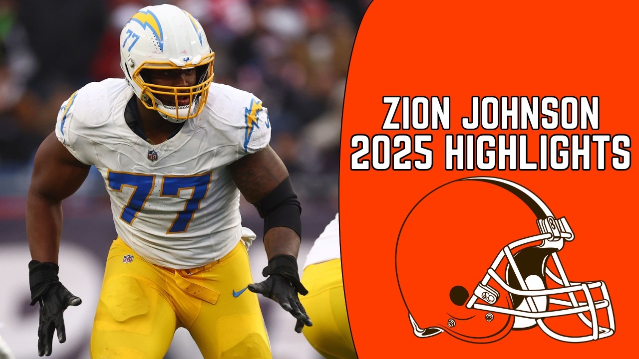 Zion Johnson Highlights 🔥 | Welcome to the Browns