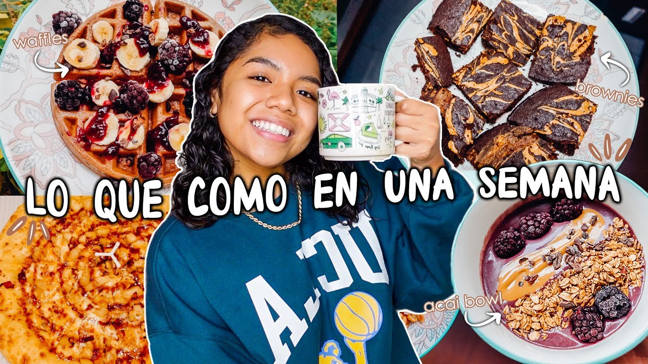 LO QUE COMO INTUITIVAMENTE EN UNA SEMANA COMO ESTUDIANTE UNIVERSITARIA! | Johanna De La Cruz