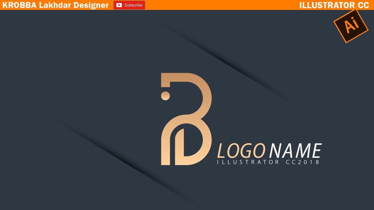 LETTER B LOGO in Adobe Illustrator CC  #29