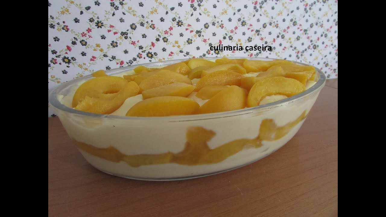GELADO DE PESSEGO SUPER FÁCIL