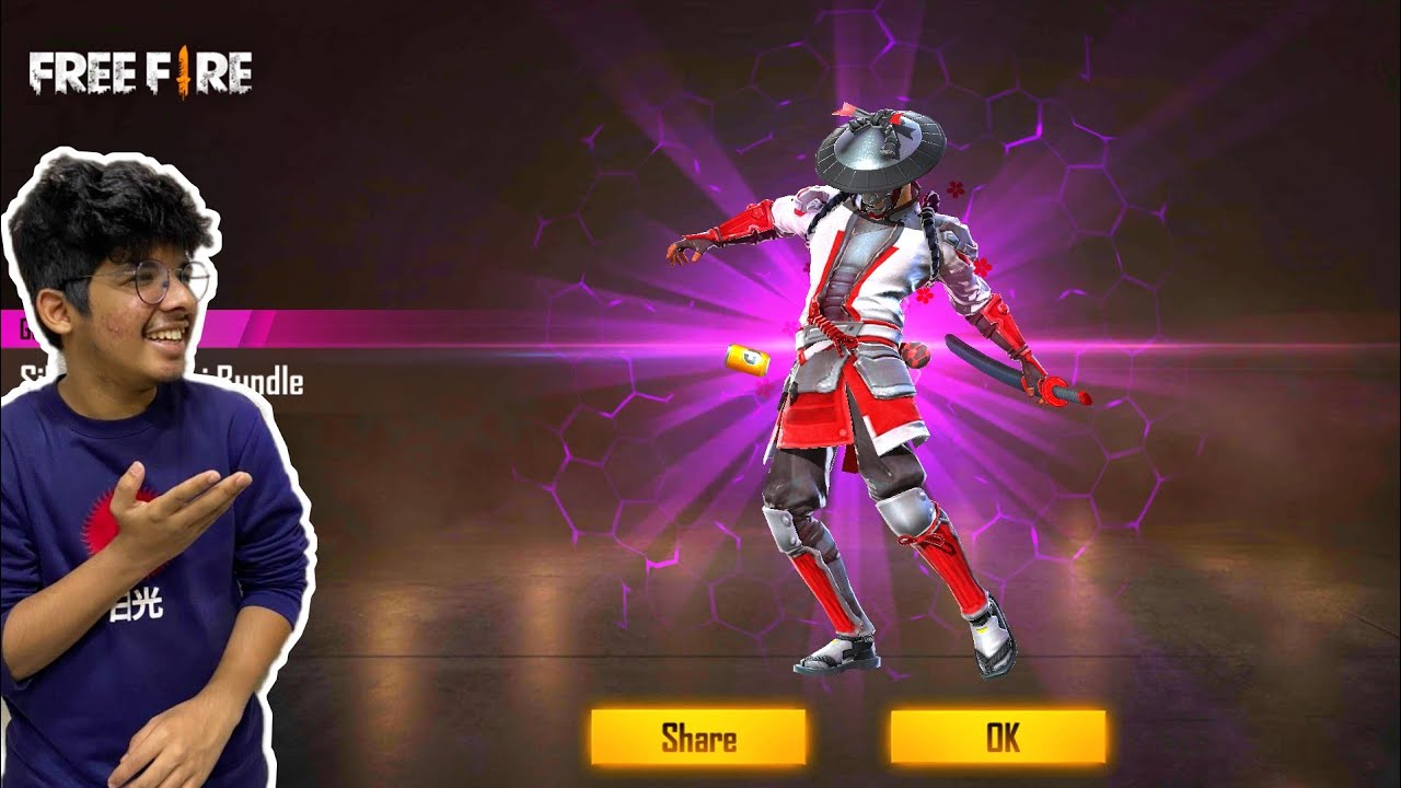 NEW SAMURAI INCUBATOR IN FREEFIRE || BEST LIVE REACTION OF TSG || LUCKY DAY FREEFIRE