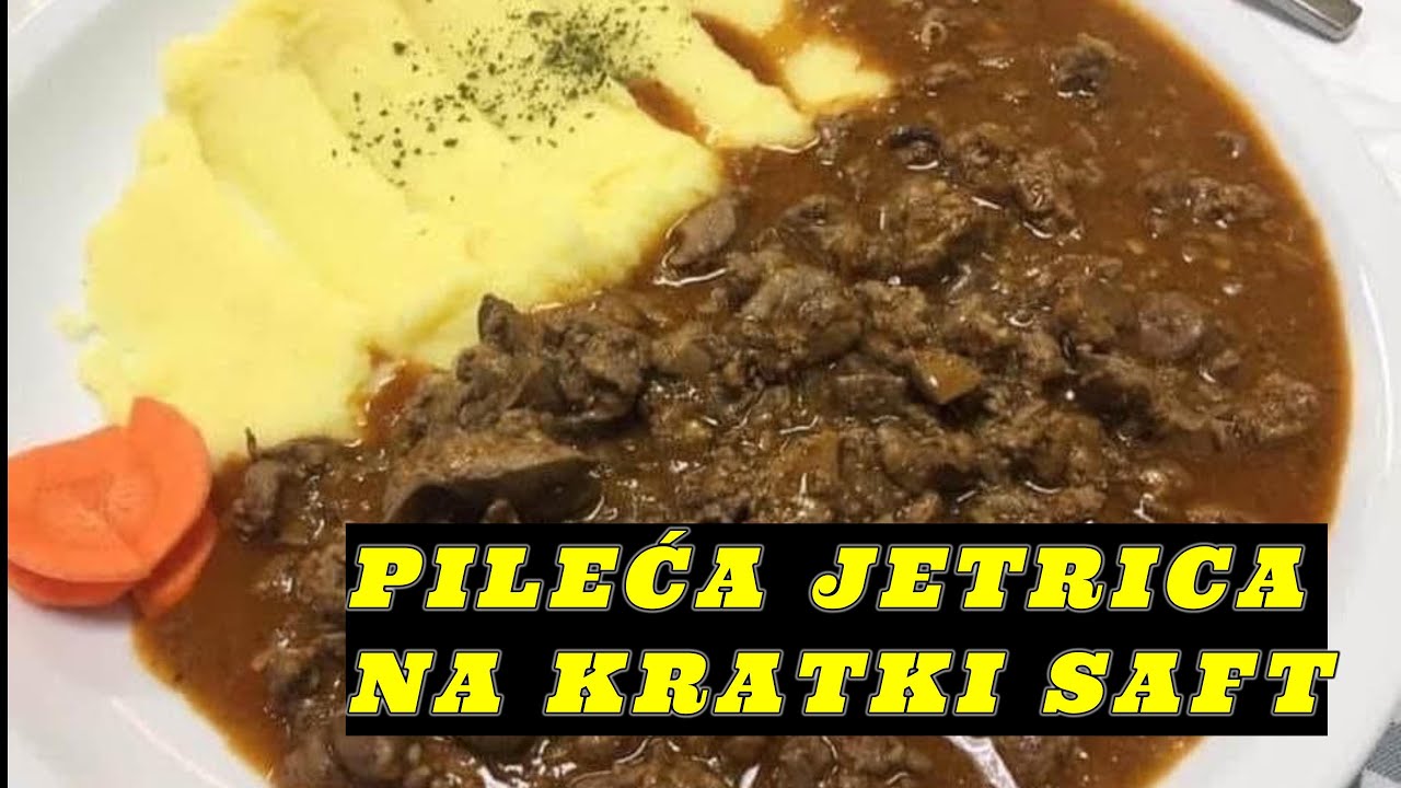 Pileća jetrica na kratki saft │CHICKEN LIVER IN SHORT SAUCE