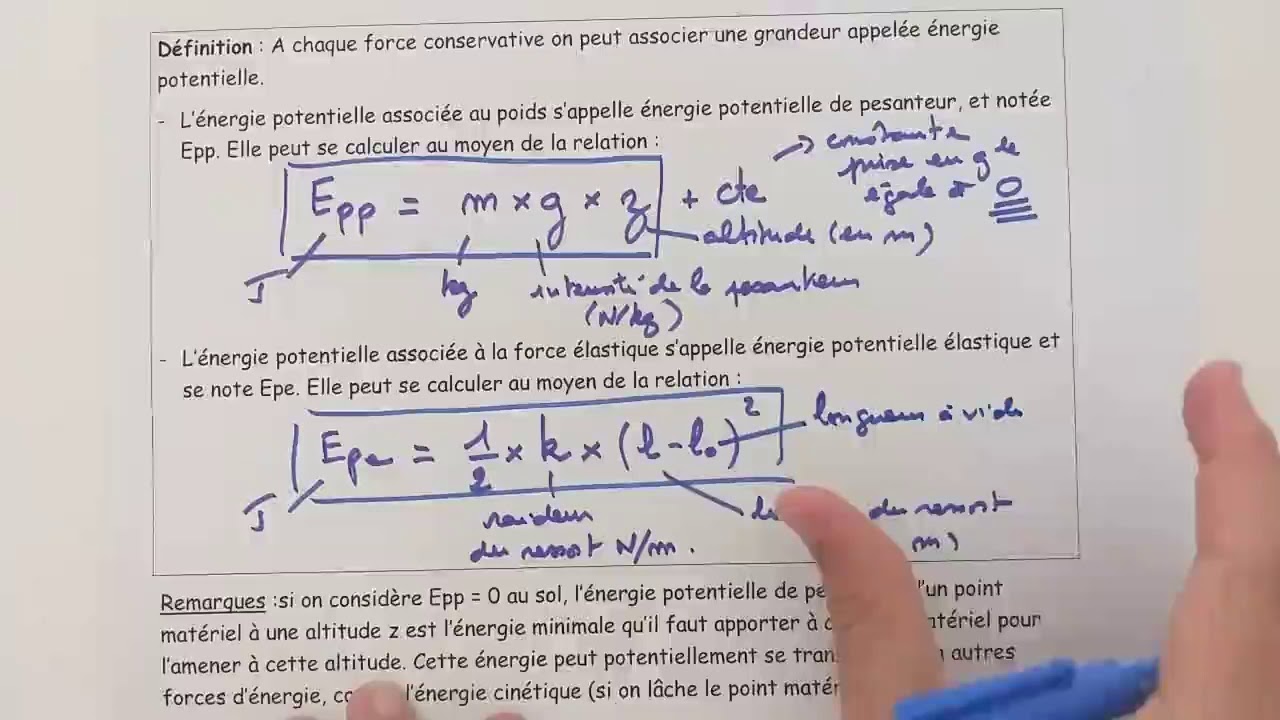 Q5-Qu'est Ce Que L'énergie Potentielle ?