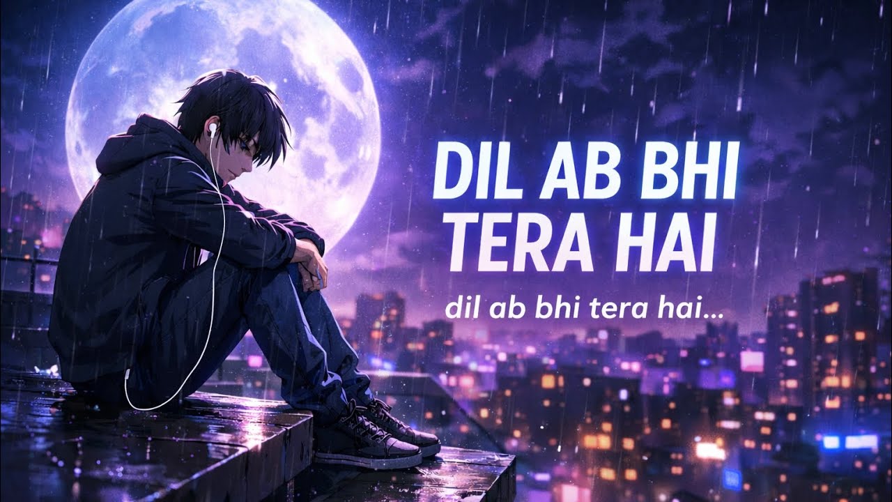 Dil Ab Bhi Tera Hai 💔 | Sad Lofi Song | Broken Heart Hindi Lofi | Rainy Night