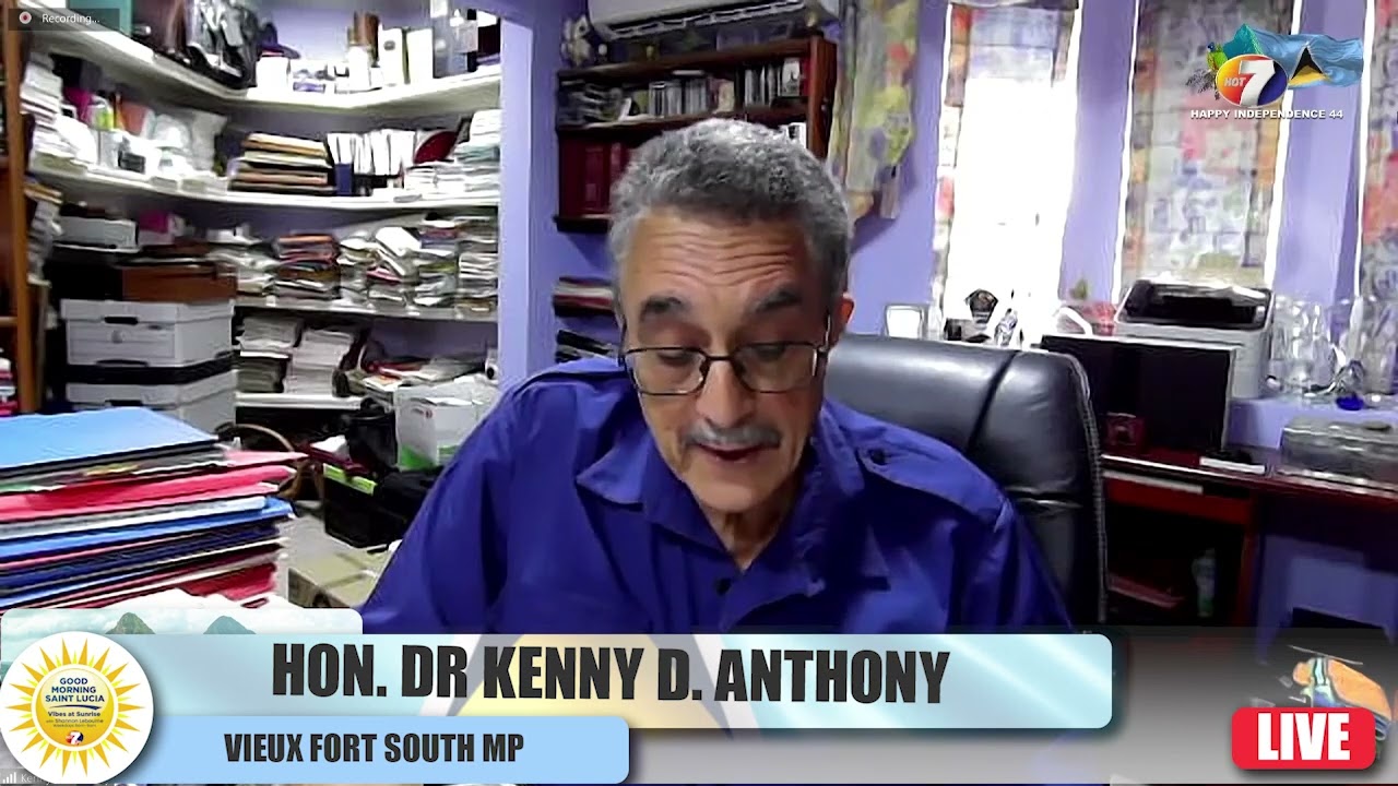 Member of Parliament for Vieux Fort South Hon. Dr Kenny D. Anthony Official Statement.