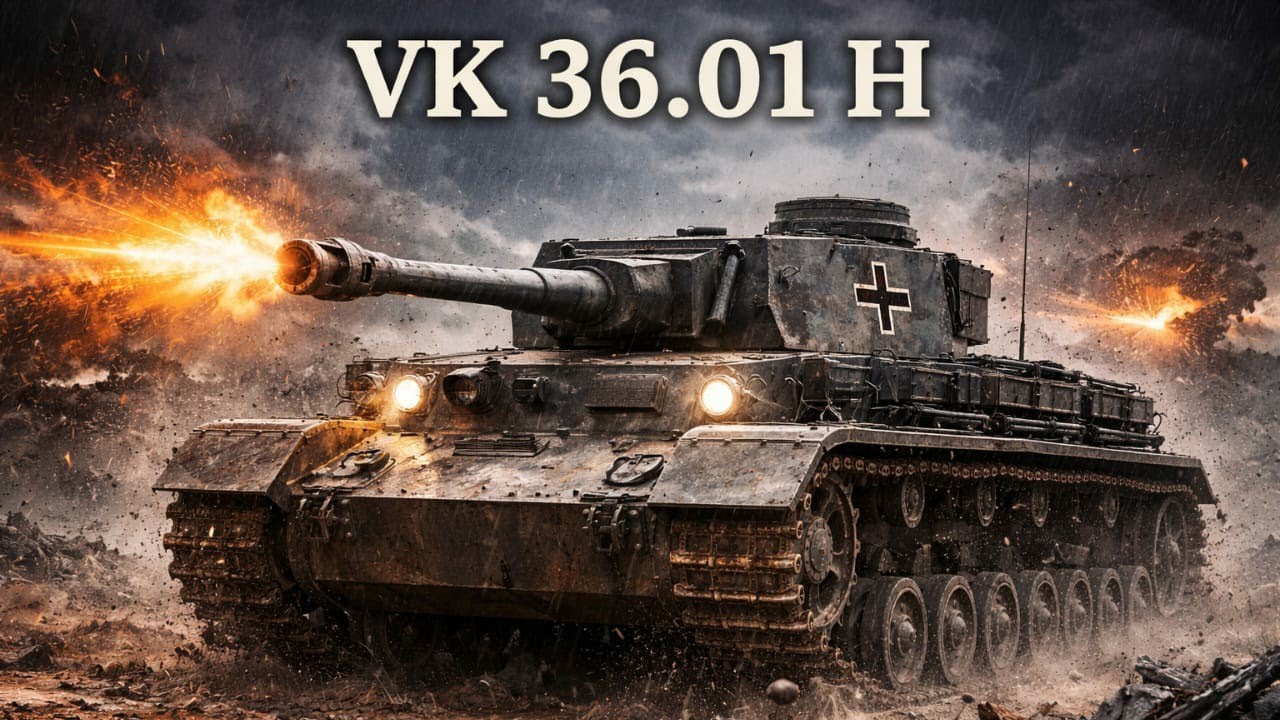 VK 36.01 H Gameplay 🚀 Action Tank Battles | WoT Blitz