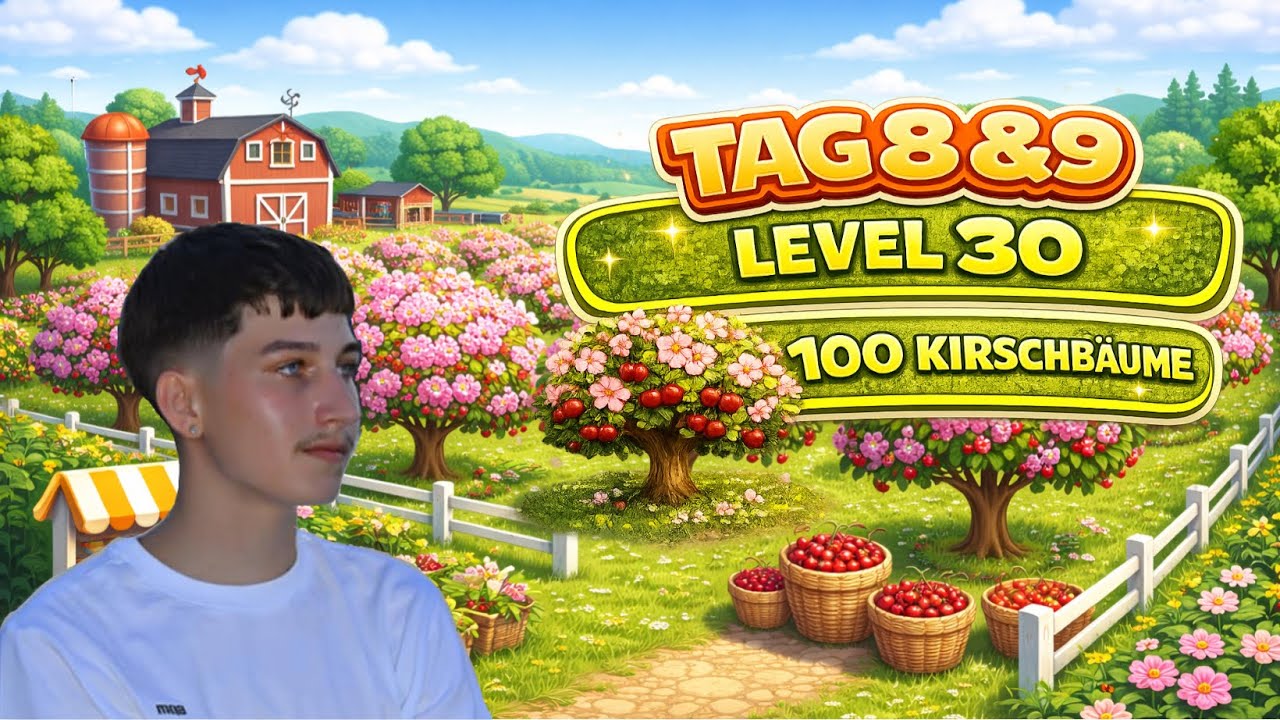 Hay Day | TAG 8 & 9 — Level 30, neue Season & 100 Kirschbäume!