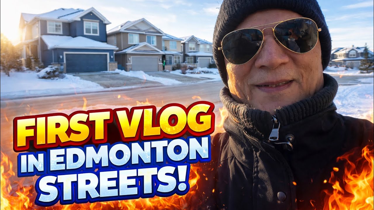 How Life Works in Extreme Cold ❄️ | Edmonton Streets & Daily Routine