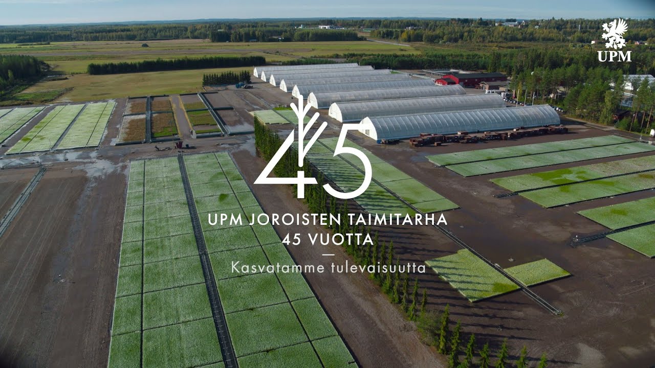 UPM:s plantskola i Jorois fyller 45 år