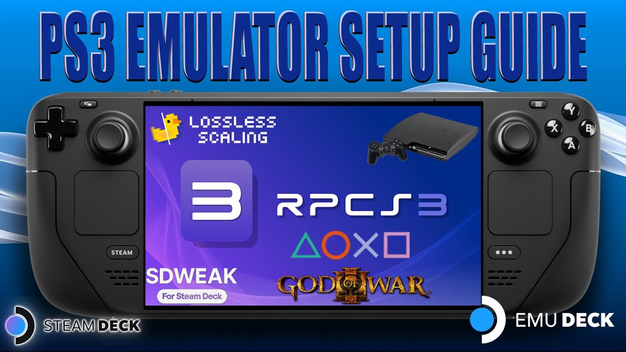 RPCS3 on Steam Deck | Full PS3 Emulator Setup | SDWeak | Lossless Scaling (God of War 3 Example)