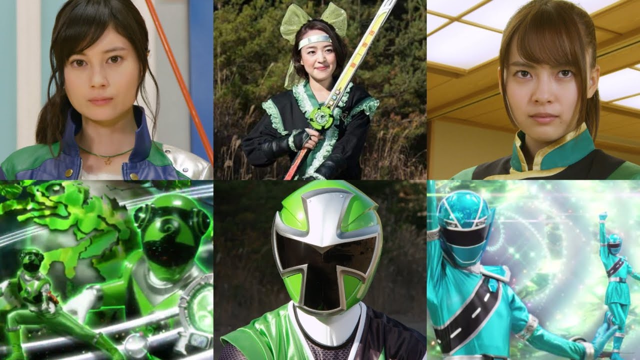 All Female Green Henshin Super Sentai Series 1975 - 2025